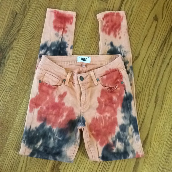 PAIGE 🌻Host Pick🌻verdugo ultra skinny in tie dye - Picture 4 of 7